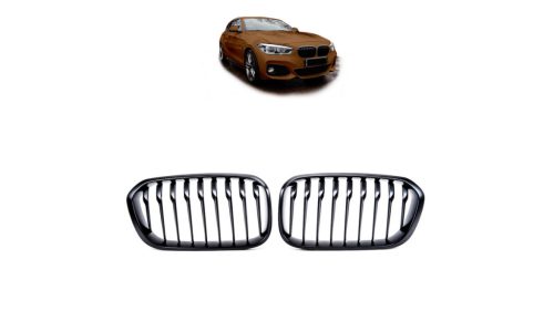 Grill BMW 1 F20 F21 Facelift Single Line Matt Black