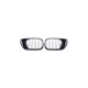 Grill BMW 3 E46 Facelift Compact Single Line Matt Black