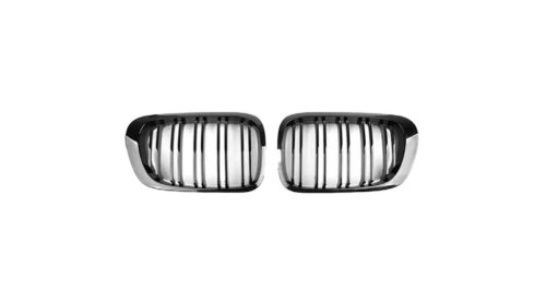 Grill BMW 3 E46 Dual Line Gloss Black