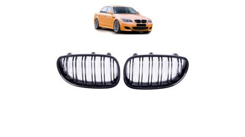 Grill BMW 5 E60 E61 Dual Line Gloss Black