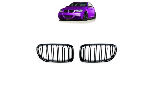 Grill BMW 3 E90 E91 Facelift Dual Line Gloss Black