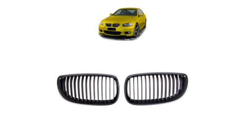 Grill BMW 3 E92 E93 Single Line Matt Black