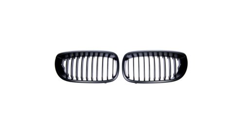 Grill BMW 3 E46 Facelift Single Line Matt Black