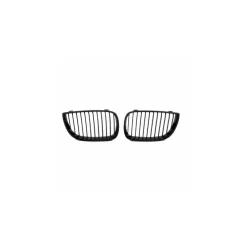 Grill BMW 1 E81 E82 E87 E88 Single Line Matt Black