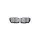 Grill BMW X3 E83 Facelift Single Line Matt Black