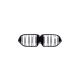 Grill BMW X6 G06 F96 Dual Line Gloss Black