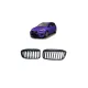 Fényes Fekete Grill BMW 2 F45/F46 Facelifthez