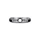 Grill Mercedes-Benz GLC X253 GLC C253 Facelift GT Gloss Black Camera