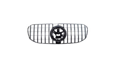Grill Mercedes-Benz GLS X167 GT Gloss Black Camera