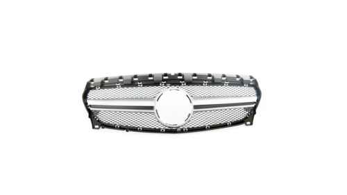 Grill Mercedes-Benz CLA C117, X117 Facelift Silver A-Type