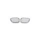Grill BMW X5 E53 Facelift Single Line Chrome & Matt Silver