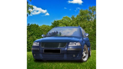 Grill Volkswagen PASSAT B5 Facelift Variant Chrome Strip badgeless