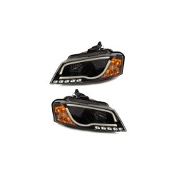 Lights Audi A3 8P Facelift Front DRL Black