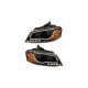Lights Audi A3 8P Facelift Front DRL Black