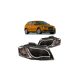 Lights Audi A3 8P Front Black