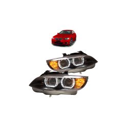 Lights BMW 3 E92 E93 Front Xenon Black DRL