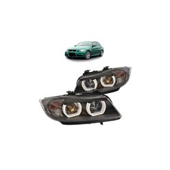 Lights BMW 3 E90 E91 Front Xenon Black