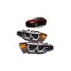 Lights BMW 3 F30 F31 Facelift Front DRL Black