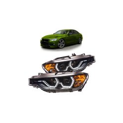 Lights BMW 3 F30 F31 Front DRL Black