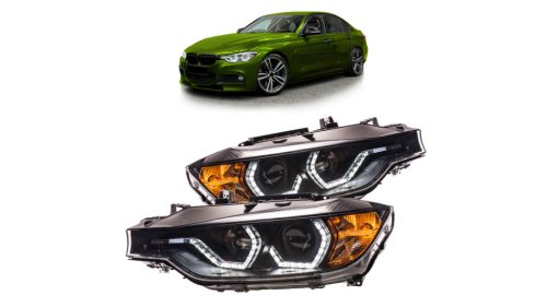 Lights BMW 3 F30 F31 Front DRL Black
