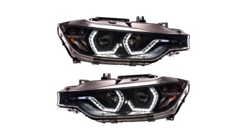 Lights BMW 3 F30 F31 Front DRL Black