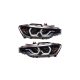 Lights BMW 3 F30 F31 Front DRL Black
