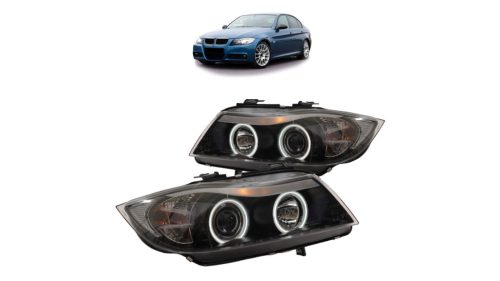 Lights BMW 3 E90 E91 Front CCFL Black