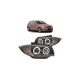 Lights BMW 1 E81 E82 E87 E88 Front CCFL Black