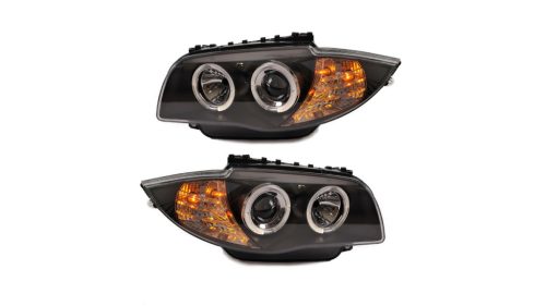 Lights BMW 1 E81 E82 E87 E88 Front Black