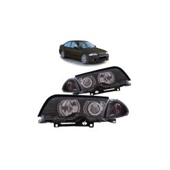 Lights BMW 3 E46 Front CCFL Black