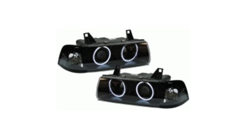 Lights BMW 3 E36 Front CCFL Black