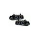 Lights BMW 3 E36 Front CCFL Black