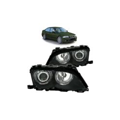 Lights BMW 3 E46 Front Black