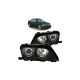 Lights BMW 3 E46 Front Black