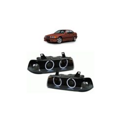 Lights BMW 3 E36 Front CCFL Black