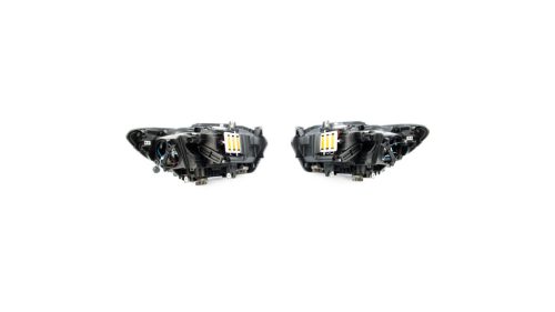 Lights BMW 1 F20 F21 Front LED Angel Eyes Black
