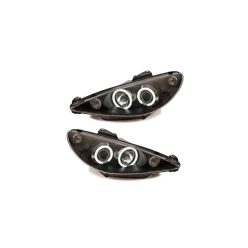 Lights PEUGEOT 206 CC SW Front Projector Black