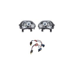 Lights RENAULT CLIO II Front Black