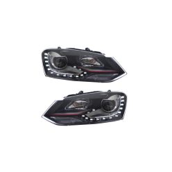 Lights Volkswagen POLO V Front Red