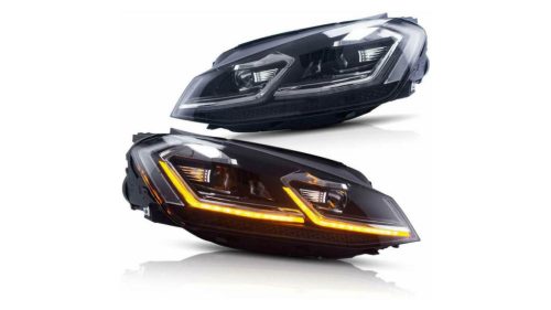 Lights Volkswagen Golf 7 Front Chrome