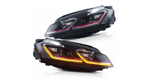 Lights Volkswagen Golf 7 Front Red
