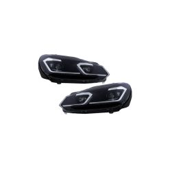 Lights Volkswagen Golf VI Front Chrome