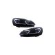 Lights Volkswagen Golf VI Front Chrome