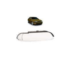 Headlight Lens BMW 5 E39 Facelift Right white
