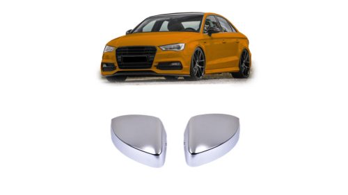 Mirror Cover Set Audi A3 8V Matt Silver