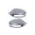 Mirror Cover Set Audi A6 C7 Allroad Matt Silver