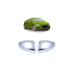 Mirror Cover Set Audi TT 8S Matt Silver