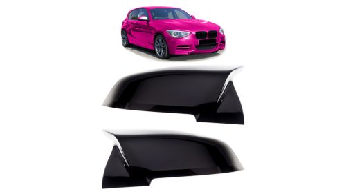 Mirror Cover Set BMW 1 F20 F21 2 F22 F23 F87 3 F30 F31 4 F32 F33 F36 X1 E84 Gloss Black