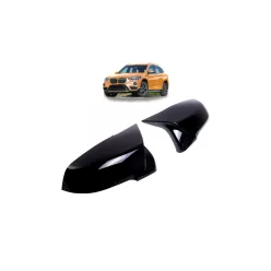 Mirror Cover Set BMW X1 F48 Gloss Black