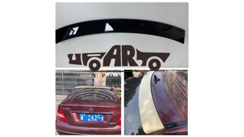 Spoiler Mercedes-Benz C W204 Gloss Black